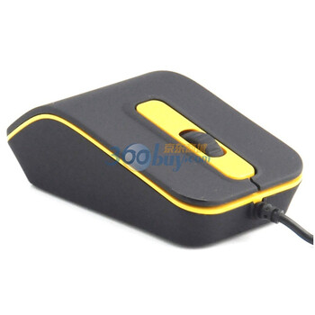 雅狐（YAFOX）S308USB 鼠标黑加黄