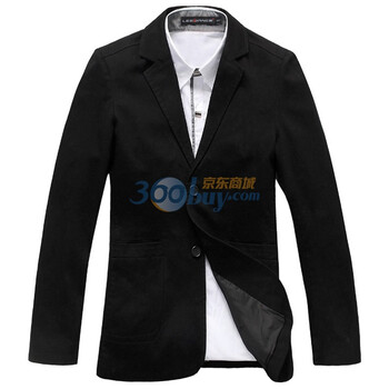 WINJEANS维杰斯 2012春装经典升级男修身时尚薄小西装 XZ20120016 黑色 XXL