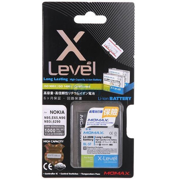 摩米士(MOMAX)诺基亚BL-5F电池 适用诺基亚N95/N93i/6290/E65/6210/N96手机