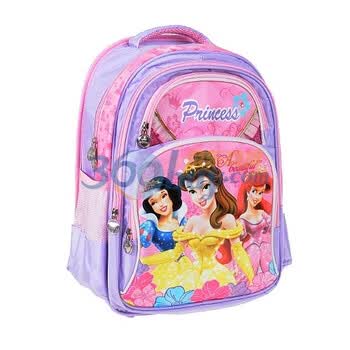 Disney/迪士尼/ Princess卡通公主双肩肩负学生书包SP90160 深紫色