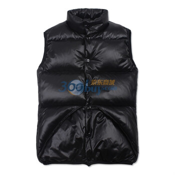 莱斯玛特lesmart羽绒马甲 男 加厚羽绒背心 90%白鸭绒 男士马甲 2011新品MDME11020黑色XL