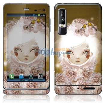 ideaSkin 摩托罗拉 ME863 /XT883/XT862/里程碑 3 皮肤 光影女孩 外壳保护套皮贴膜 BADC612062