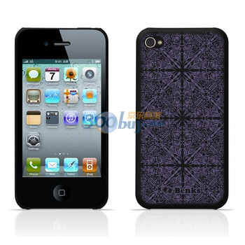 邦克仕（Benks）Magic Chocolate移动数码产品专用保护壳（适用于Apple iPhone 4/4S 雅典紫）