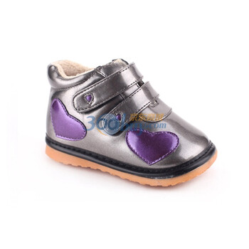 小蓝羊 叫叫鞋 秋冬新品 女童鞋 SQ-C10804 银灰 24