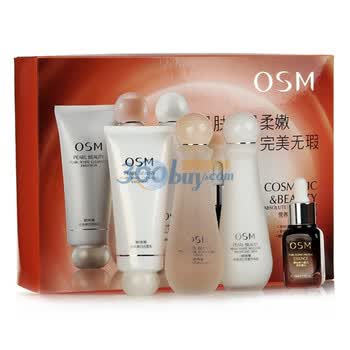 欧诗漫营养美肤珍萃礼盒(洁面100g+活肤水100ml+平衡露100ml+紧致精华20ml)