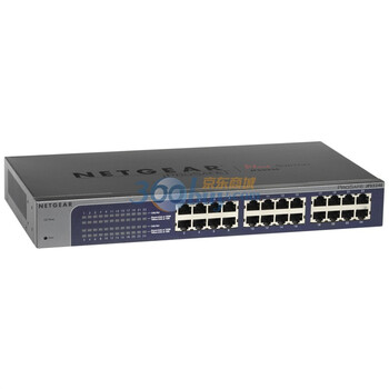 网件（Netgear）JFS524E 以太网交换机（24端口/100Mbps传输速度）