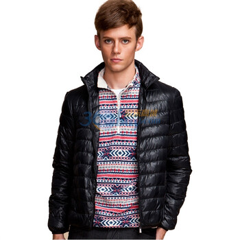 斯波帝卡SPORTICA新品轻薄炫色便携式羽绒服男士系列 纯黑色 XXL