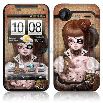 ideaSkin HTC Incredible S / G11 / 惊艳 / S710e 朋克女孩与猪 外壳保护套皮贴膜 ENDAVC402031