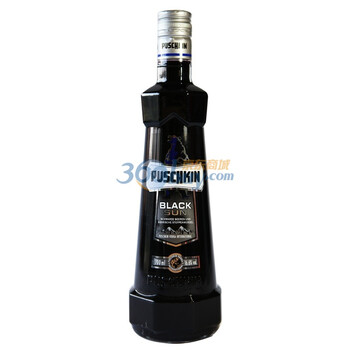 德国原装进口 普希金黑伏特加(瓶装 700ml）