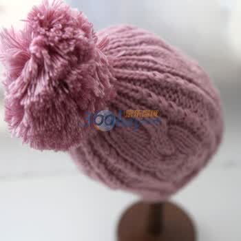 粉色绵羊pinksheep 手工毛线帽 糖糖 多色选 粉色 成人