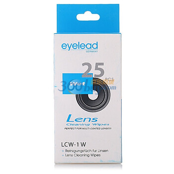 爱丽（eyelead）光学镜片清洁-单湿纸套装 (25片)
