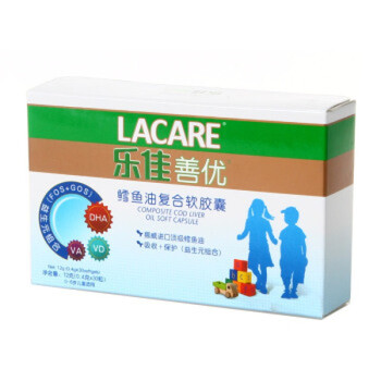 乐佳善优鳕鱼油复合软胶囊30粒