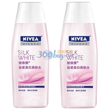 NIVEA妮维雅 丝柔美白爽肤水200ML*2 优惠组