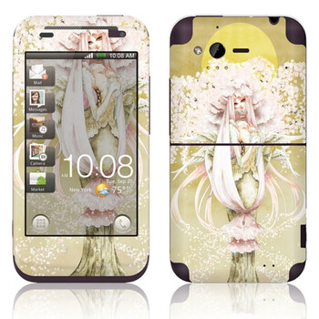 ideaSkin HTC G20/Rhyme/倾心/S510B 樱花“日” 机身贴膜 手机贴纸 保护套 皮肤 DAEC061888
