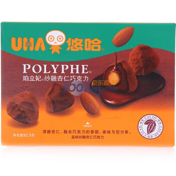 悠哈纱融杏仁巧克力92.5g