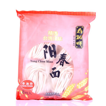 香港 寿桃牌阳春面（台湾风味）340g*6袋