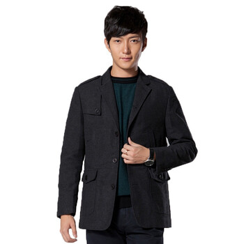 柒牌 SEVEN男装时尚单西休闲服潮流帅气外套70C1W36 A版 52