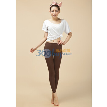 爱帝女士莱卡棉打底裤6116101111 金棕色 XL