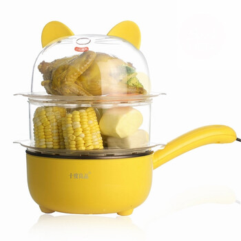 十度良品（SEED）SD-901小馋猫全能电热锅（金黄猫）