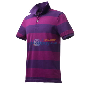 Giordano佐丹奴 Polo 男撞色自由间修身珠地Polo 01011008 暗紫罗兰 M