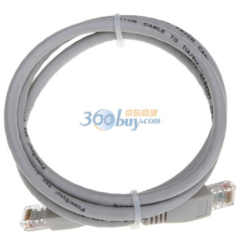 包尔星克(PowerSync)CAT.6 网络线 24#*4P(CCAM) L: 1米 OD:6.2mm CAT6E-01