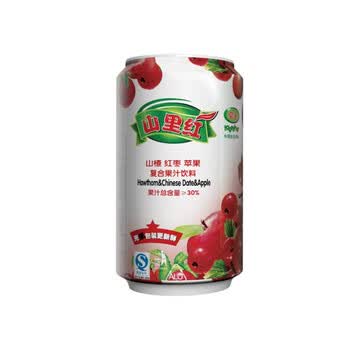 牵手 30%山里红果蔬汁 310ML*24罐 山楂+苹果+大枣（限北京地区购买）