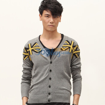 MR.ZERO 设计师品牌男装 英伦风米字撞色纹样