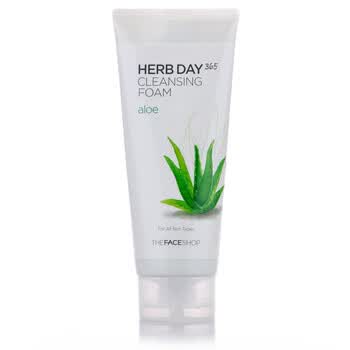 菲诗小铺 The face shop 芦荟洗面奶洁面保湿170ml 0653