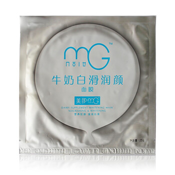 MG美即 牛奶白滑润颜面膜25g 5片装