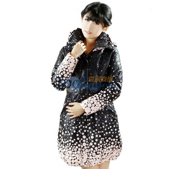 YAD 秋冬 新款羽绒服 中长款女装外套 韩版 SZ880B 粉色 XXL