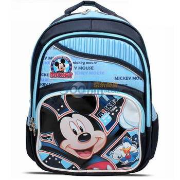 迪士尼DISNEY书包 米奇2012新款儿童书包 小学生双肩背包SM80262 藏青