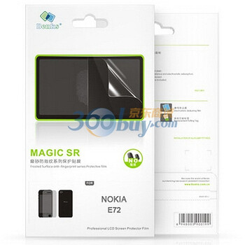 邦克仕（Benks）Magic SR磨砂防指纹系列保护贴膜 (适用于诺基亚 NOKIA E72贴膜）