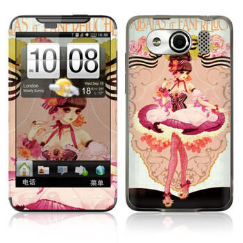 ideaSkin HTC T9199 / Z510D / 双擎 / 双擎S 粉魅力 机身贴膜 保护膜 皮肤 BDFC011865
