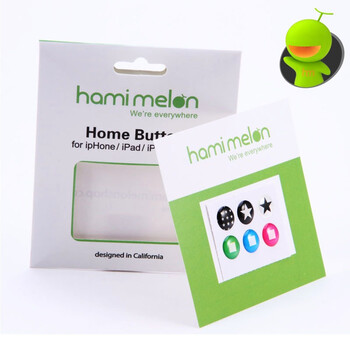 哈密瓜（hamimelon) HM0164 iphone4/4S itouch ipad2 通用 Home键组合 Home保护膜 缤纷个性六款