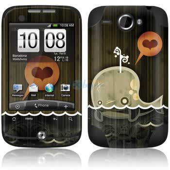 ideaSkin HTC Wildfire/G8/野火/A3366/A3333 鲸鱼的迷恋 手机外壳保护套皮贴膜 ENDAQC352022
