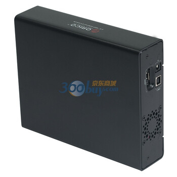 奥睿科（ORICO）3519sus 全铝独有温控风扇+智能休眠3.5寸移动硬盘盒 黑