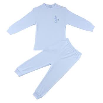 巧尼熊 宝宝服饰 2012竹纤维内衣套装家居服空调房睡衣 柔软 凉爽 抗菌 6004 浅黄 90码
