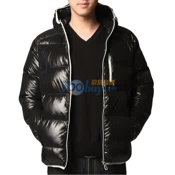 Markless2011新款90%白鸭绒轻薄保暖男士羽绒服男YR11334M 黑色 XXL