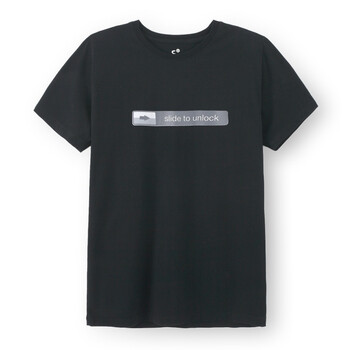 初刻CRUCCO 男装 T恤--滑动解锁 00006854 黑色 XXL