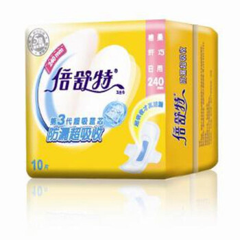 倍舒特 棉柔 日用 卫生巾 10片 SN14010