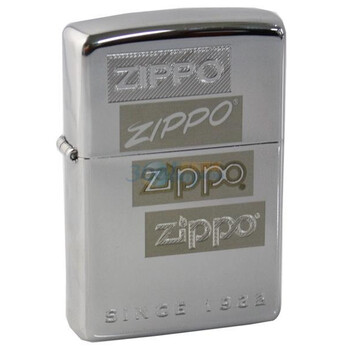 ZIPPO打火机标签新一代-镜面镀铬电脑刻24207