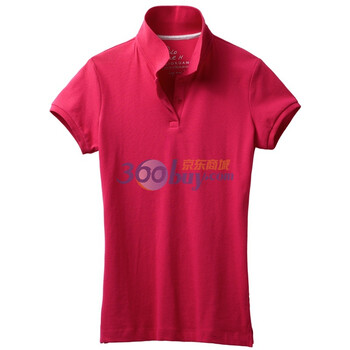 Giordano佐丹奴 Polo 女纤腰弹力粉嫩珠地Polo 01311001 洋红 (品红 玫瑰红) M
