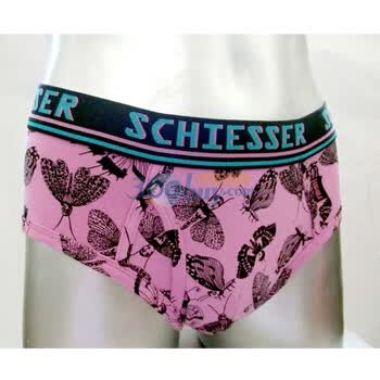 Schiesser舒雅 男士纯棉针织三角内裤(35-1548) 紫色 XL