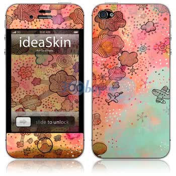 ideaSkin iPhone 4S 火山 手机外壳保护套皮贴膜 CJLD052165