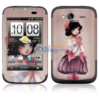 ideaSkin HTC Wildfire S / G13 / 野火S / A510e 情人节 外壳保护套皮贴膜 DAXA622126