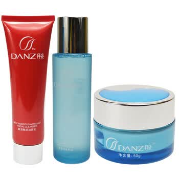 丹姿组合套装 【美容液120ml+保湿霜50g+洁面乳125g】+【赠送水密码锁水睡眠面膜80g】