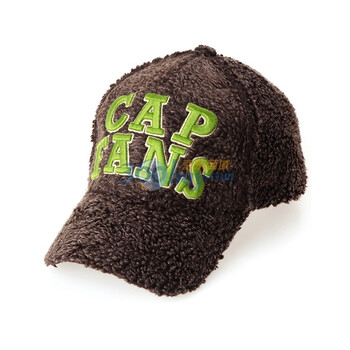 [顶范]cap fans经典羊羔绒秋冬款棒球帽205113165 咖啡色 帽围57cm