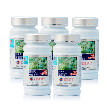 纽徕佛螺旋藻400片×250mg/片×5瓶