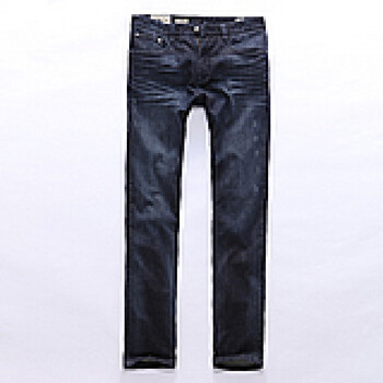 七匹狼SWJEANS 男装时尚窄身牛仔长裤 深蓝色 34