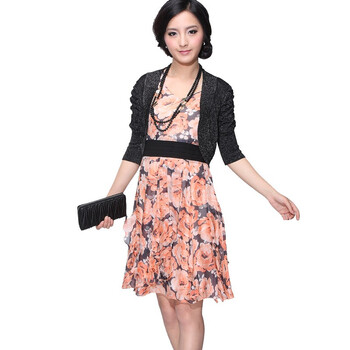 ZIMMUR修身针织衫女2011短款针织衫开衫小外套 ZM2Q3001 黑色 L